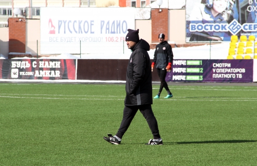 Основной состав "Амкара". Двусторонняя игра