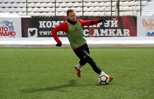 Основной состав "Амкара". Двусторонняя игра