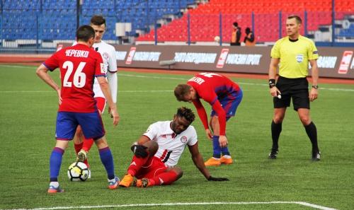 07.04.2018. ЧР. 25тур. "СКА-Хабаровск"-"Амкар" 0:2