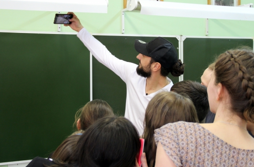 Дарко Бодул пообщался с пермскими школьниками на немецком языке